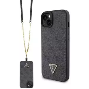 Tok Guess GUHCP15MP4TDSCPK iPhone 15 Plus 6.7" black hardcase Crossbody 4G Metal Logo (GUHCP15MP4TDSCPK) kép