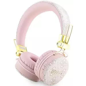Fejhallgató Guess Bluetooth in-ear headphones GUBH704GEMP pink 4G metal logo (GUBH704GEMP) kép