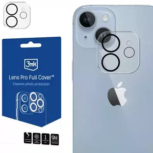 TEMPERED KIJELZŐVÉDŐ FÓLIA 3MK Lens Pro Full Cover iPhone 12 Tempered Glass for Camera Lens with Mounting Frame 1pcs kép