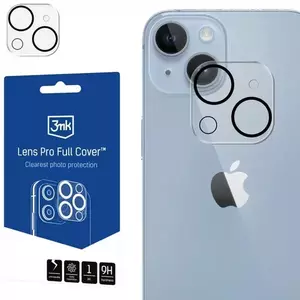 TEMPERED KIJELZŐVÉDŐ FÓLIA 3MK Lens Pro Full Cover iPhone 13 Mini/ 13 Tempered Glass for Camera Lens with Mounting Frame 1pc kép