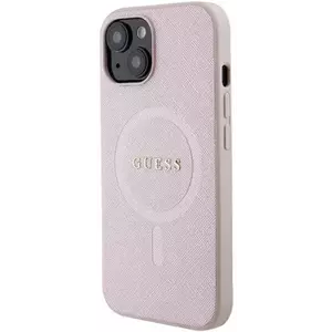 Tok Guess GUHMP15MPSAHMCP iPhone 15 Plus 6.7" pink hardcase Saffiano MagSafe (GUHMP15MPSAHMCP) kép