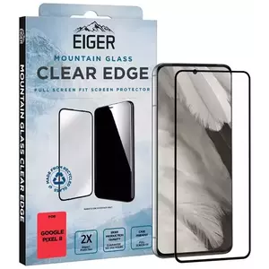 TEMPERED KIJELZŐVÉDŐ FÓLIA Eiger Mountain Glass CLEAR EDGE for Google Pixel 8 in Clear kép