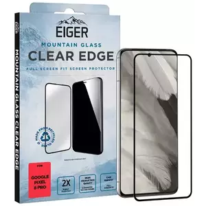 TEMPERED KIJELZŐVÉDŐ FÓLIA Eiger Mountain Glass CLEAR EDGE for Google Pixel 8 Pro in Clear kép