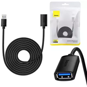 Kábel Baseus USB 3.0 Extension cable male to female, AirJoy Series, 5m (black) kép