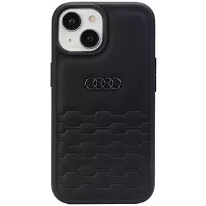 Tok Audi GT Synthetic Leather iPhone 15 6.1" black hardcase (AU-TPUPCIP15-GT/D2-BK) kép
