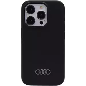 Tok Audi Silicone Case iPhone 15 Pro 6.1" black hardcase (AU-LSRIP15P-Q3/D1-BK) kép