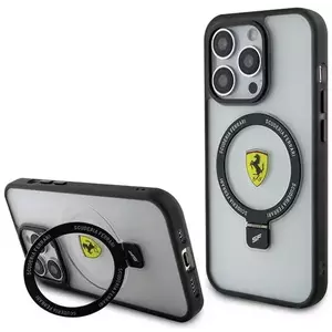 Tok Ferrari FEHMP15LUSCAH iPhone 15 Pro 6.1" transparent hardcase Ring Stand 2023 Collection MagSafe (FEHMP15LUSCAH) kép