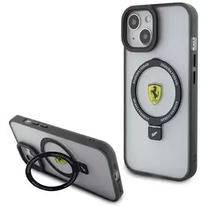 Tok Ferrari FEHMP15SUSCAH iPhone 15 6.1" transparent hardcase Ring Stand 2023 Collection MagSafe (FEHMP15SUSCAH) kép