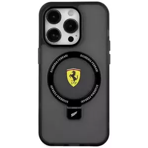 Tok Ferrari FEHMP15SUSCAK iPhone 15 6.1" black hardcase Ring Stand 2023 Collection MagSafe (FEHMP15SUSCAK) kép