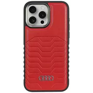 Tok Audi Synthetic Leather MagSafe iPhone 14 Pro 6.1" red hardcase AU-TPUPCMIP14P-GT/D3-RD (AU-TPUPCMIP14P-GT/D3-RD) kép