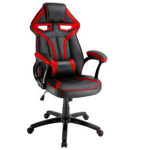SBS Extreme X2 Gamer szék nyak- és derékpárnával - fekete-piros kép