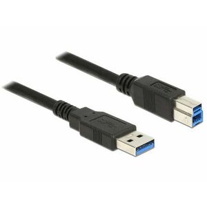 Delock Cable USB 3.0 Type-A male > USB 3.0 Type-B male 2m black kép