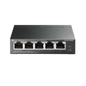 TP-Link TL-SG105PE Switch 5x1000Mbps (4xPOE+), TL-SG105PE kép