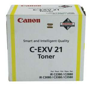 Canon C-EXV21 toner eredeti Yellow 14K 0455B002AA kép