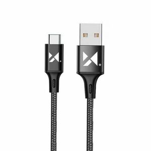 Wozinsky kábel USB - USB Type C 2, 4A 1m fekete (WUC-C1B) kép
