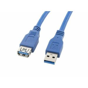 Lanberg USB 3.0 kék kábel AM-AF kiterjesztés, 3m kép