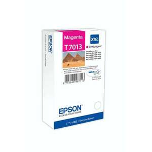 Epson T7013 Tintapatron Magenta 3.400 oldal kapacitás, C13T70134010 kép
