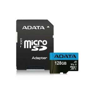 Adata AUSDX128GUICL10A1-RA1 memóriakártya MicroSDXC 128GB + Adapt... kép