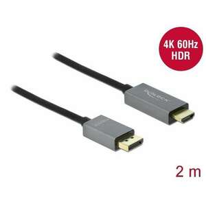 Delock Aktív DisplayPort 1.4 - HDMI kábel 4K 60 Hz (HDR) 2 méter... kép