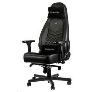 noblechairs ICON gaming szék Valódi bőr Fekete (NBL-ICN-RL-BLA) kép