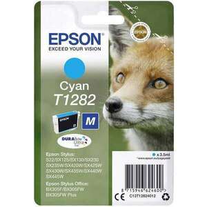 Epson T1282 Tintapatron Cyan 3, 5ml , C13T12824012 kép