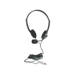 Manhattan Fejhallgató - Sztereó fejhallgató mikrofonnal, hangerő... kép