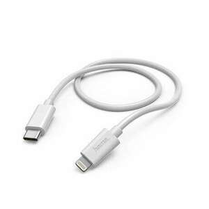 Hama 18295 USB Lightning Type-C adatkábel fehér 1m (183295) kép