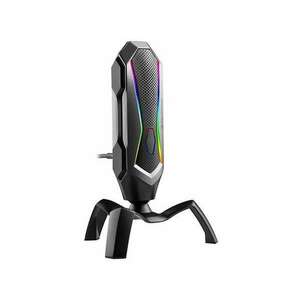 Tracer Spider USB-C RGB fekete zajcsökkentős gamer mikrofon kép