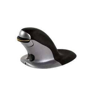 Fellowes Penguin "L" Wireless Vertikális Egér - Fekete/Ezüst kép