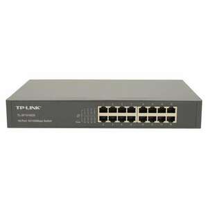 TP-Link TL-SF1016DS 16 portos, 10/100 Mb/s, 3, 2 Gb/s asztali/rack... kép