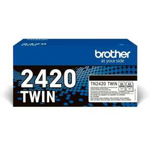 Brother TN-2420 (6000 old.) fekete eredeti festékkazetta csomag (2 db) kép