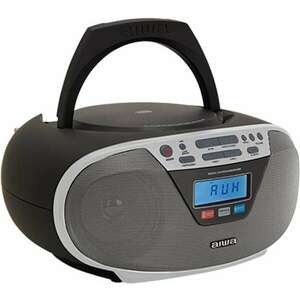 Aiwa BBTU-400SL Hordozható CD rádió, Bluetooth, USB bemenettel, ó... kép
