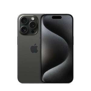Apple iPhone 15 Pro 256GB 8GB RAM Mobiltelefon, Black Titanium kép