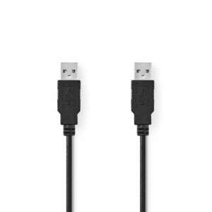 USB kábel | USB 2.0 | USB-A Dugasz | USB-A Dugasz | 480 Mbps | Ni... kép