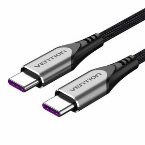 USB-C 2.0 és USB-C 5A kábel Vention TAEHHH szürke 2m kép