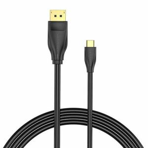 USB-C DisplayPort 8K HD kábel 2m Vention CGYBH (fekete) kép
