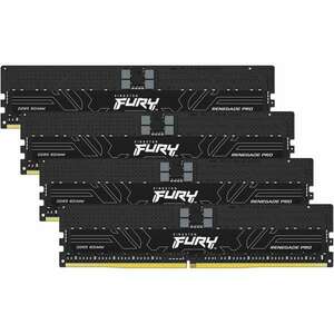 Kingston 128GB / 5600 Fury Renegade Pro Black DDR5 RAM KIT (4x32GB) kép