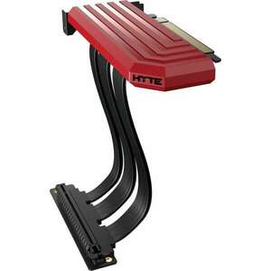 HYTE ACC-HYTE-PCIE40-R Luxury PCIe 4.0 Riser kábel - 200mm - Piros kép