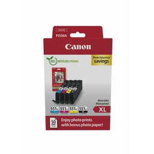 Canon 6443B008 tintapatron 4 dB Eredeti Nagy (XL) kapacitású Feke... kép