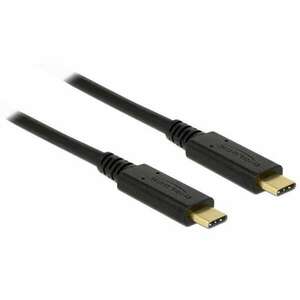 Delock 83042 USB 3.1 Gen 1 Type-C kábel 0.5m fekete (Delock 83042) kép