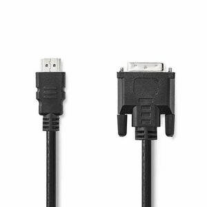 HDMI™ kábel | HDMI™ Csatlakozó | DVI-D 24+1-Érintkezős Dugasz | 1... kép