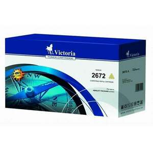 Toner Victoria Q2672 sárga lézer HP Nr.2672Y 4K, 4000old. kép
