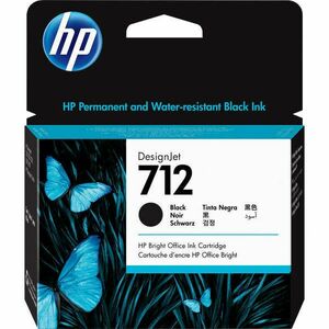 HP 3ED71A Patron Black 80ml No.712 (Eredeti) kép