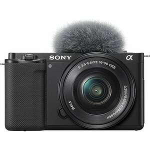Sony ZV-E10 fényképezőgép + 16-50 mm f/3.5-5.6 Objektív - Fekete kép