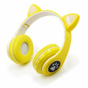 CatEar Bluetooth fülhallgató - LED fényekkel és cicafülekkel / tö... kép