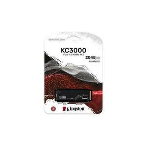 Kingston 2TB M.2 NVMe 2280 KC3000 (SKC3000D/2048G) SSD kép