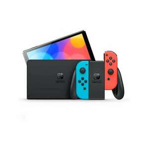 Nintendo Switch OLED Modell Neon Red & Blue Joy-Con Játékkonzol, ... kép