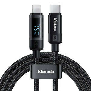 Mcdodo CA-5210 USB-C to Lightning cable, 36W, 1.2m (black) kép