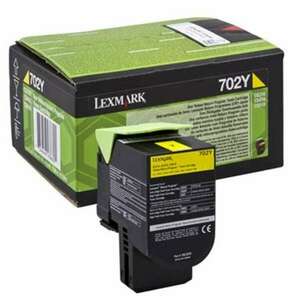 Lexmark CS310 SC410 SC510 lézertoner eredeti Yellow 1K 70C20Y0 702Y kép