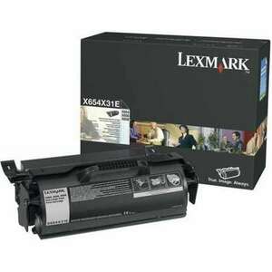 Lexmark X654 X656 X658 lézertoner eredeti 36K X654X31E kép